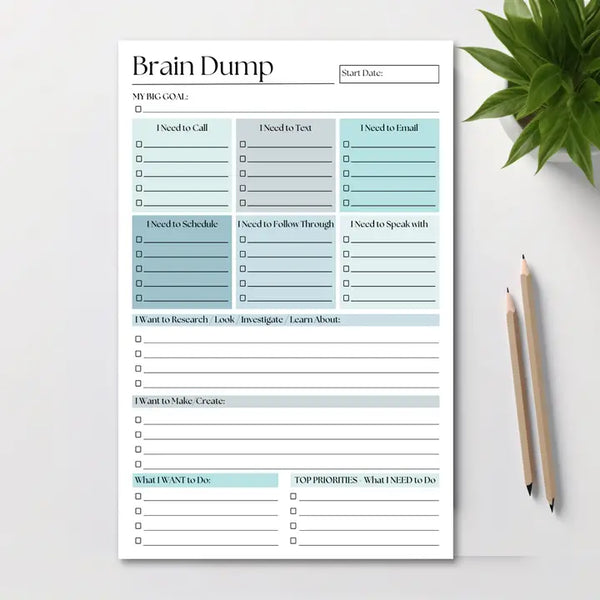 Brain Dump Notepad