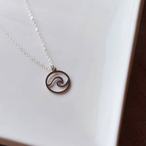 Necklace - Wave - Silver