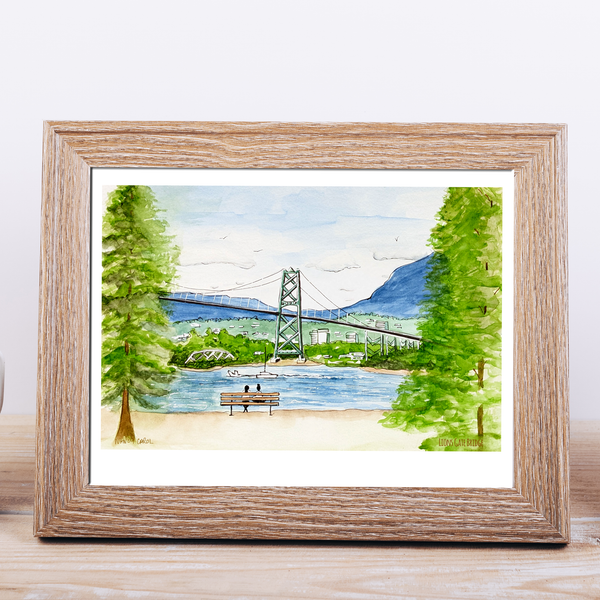 Lionsgate Bridge 8x10 Print