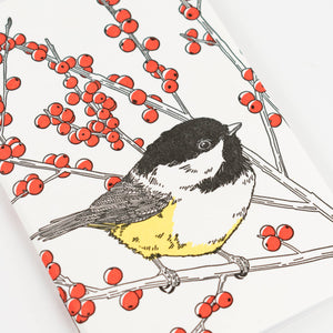 Black-Capped Chickadee Pocket Notebook - West Coast Birds: Plain Pages