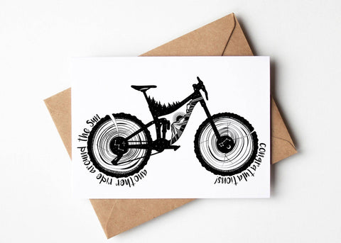 Another Ride Around The Sun; Greeting Card