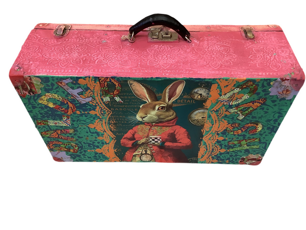 Balderdash Suitcase - Painted by Tabitha St Germain