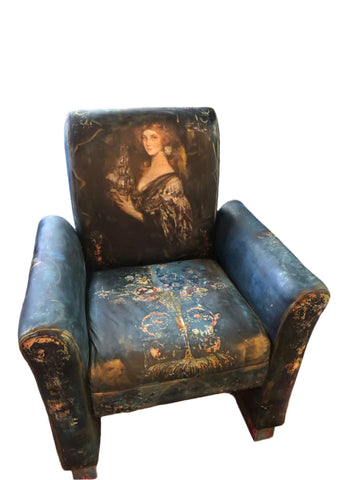 Witchy Moody Chair on Wheels - Painted by Tabitha St Germain