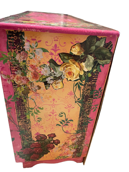 Pink Dog 3 Tier Dresser -  Painted by Tabitha St Germain