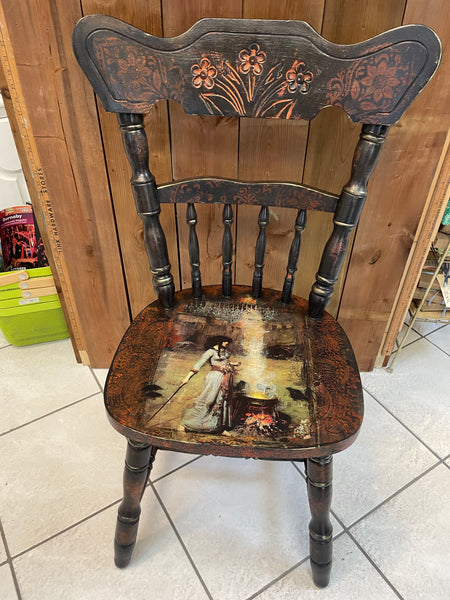 Witchy Chair - Painted by Tabitha St Germain