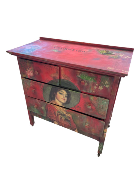 Cowgirl - Small Dresser - Painted by Tabitha St Germain