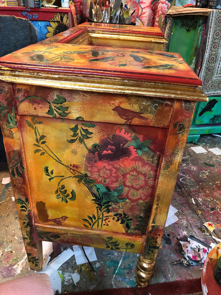 Chinoiserie 289 Vanity - Painted by Tabitha St Germain