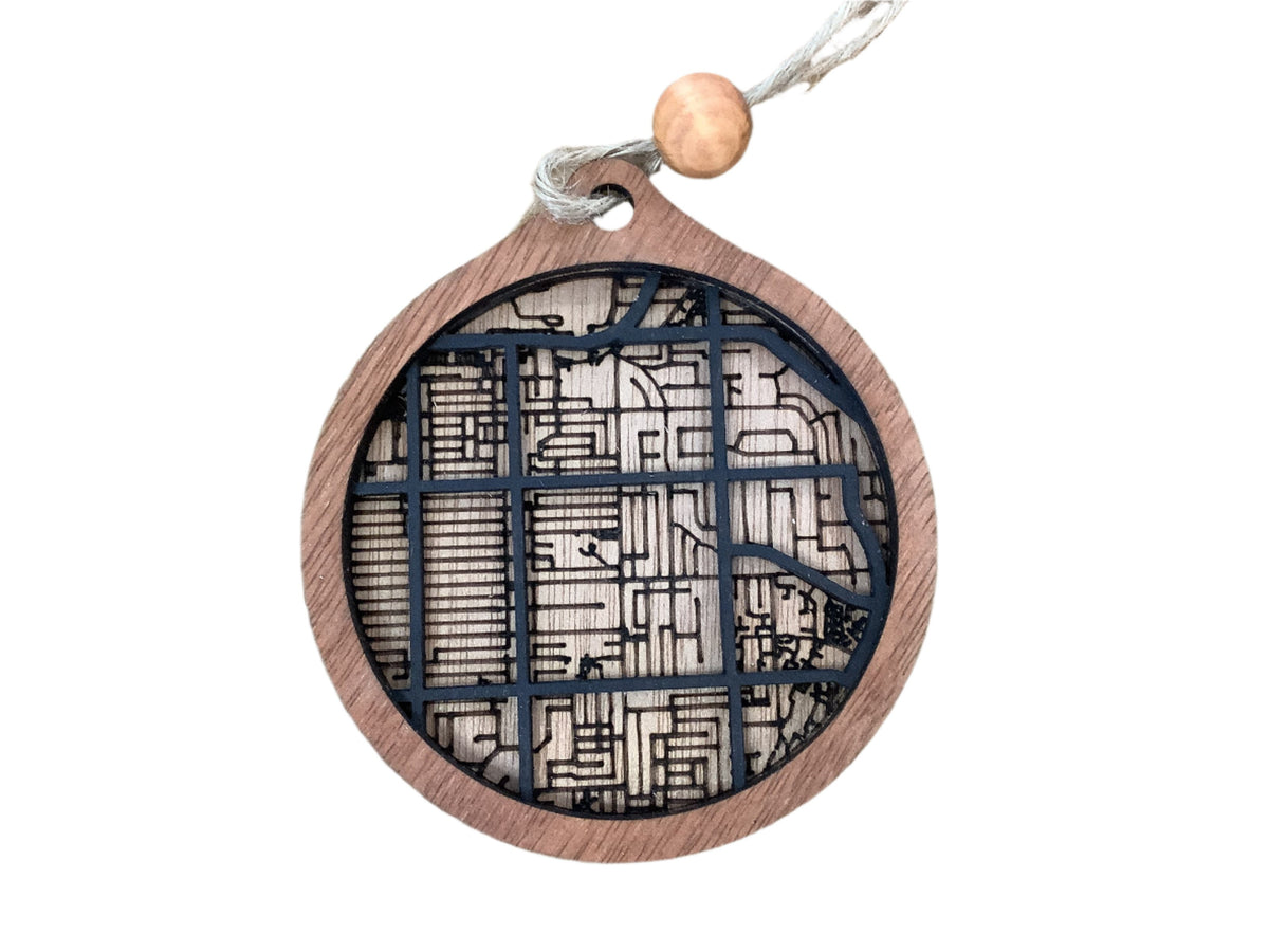 Little Round Maps - Laser Cut Wood Maps – Muckabout