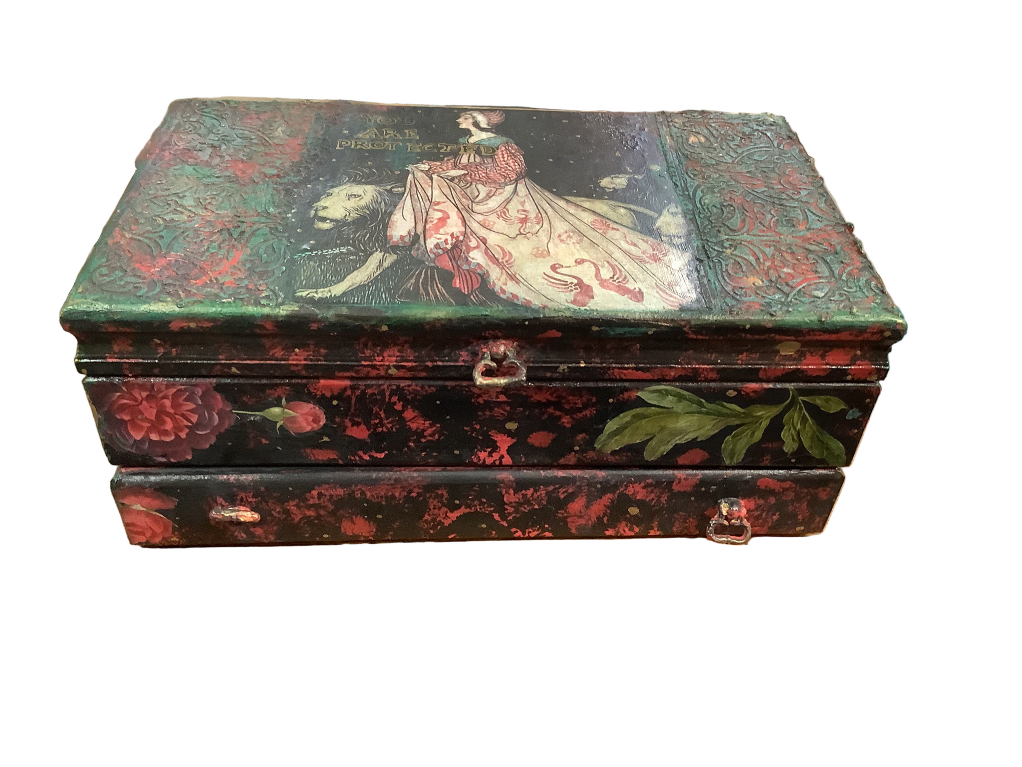 You Are Protected Jewlery Box - Painted by Tabitha St Germain