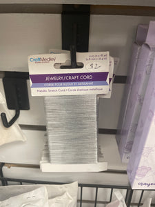 Jewelry Craft Cord - Metalic Stretch