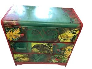 The Crow Dresser - Painted by Tabitha St Germain