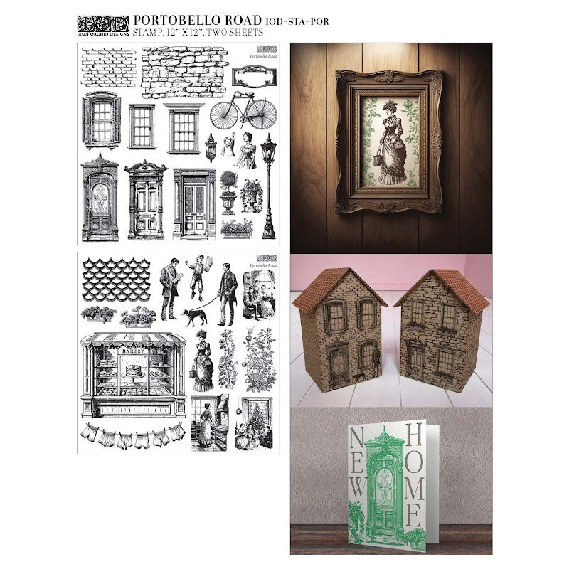 Portobello Road Décor Stamp - LIMITED EDITION - Iron Orchid Designs