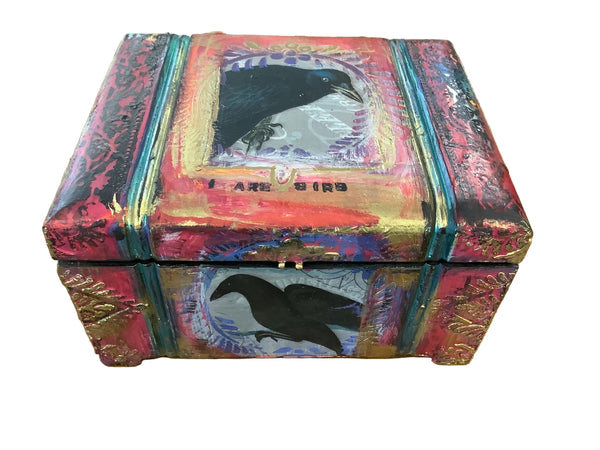 Crow Box - Painted by Tabitha St Germain