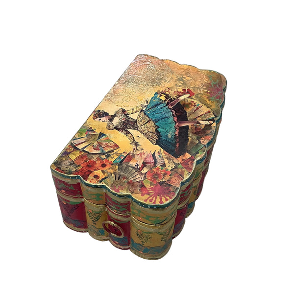 Dancing Girl Jewellery Box - Painted by Tabitha St Germain