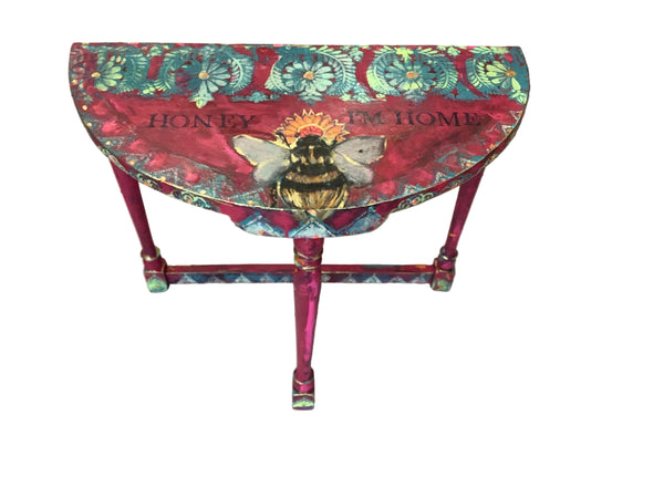 Honey I’m Home Side Table - Painted by Tabitha St Germain