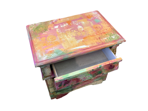 Cat Side Table - Painted by Tabitha St Germain