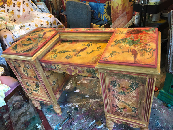 Chinoiserie 289 Vanity - Painted by Tabitha St Germain