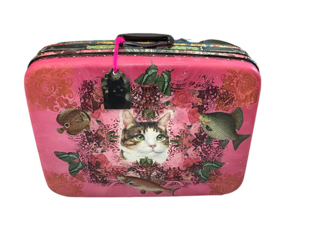 Cuties Cats Suitcase - Painted by Tabitha St Germain