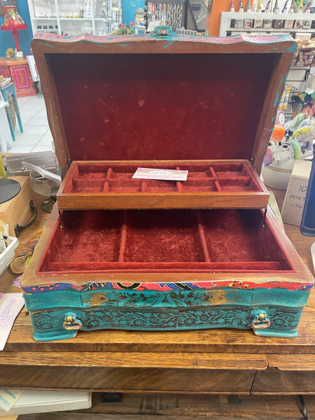 Humming bird jewelery box - painted by Tabitha St Germain