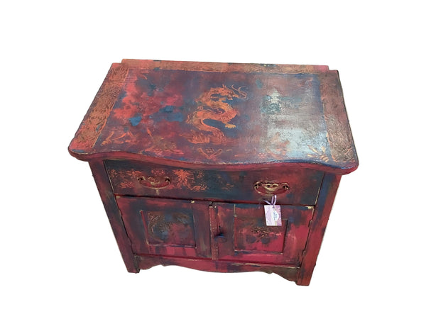 Dragon Side Table - Painted by Tabitha St Germain