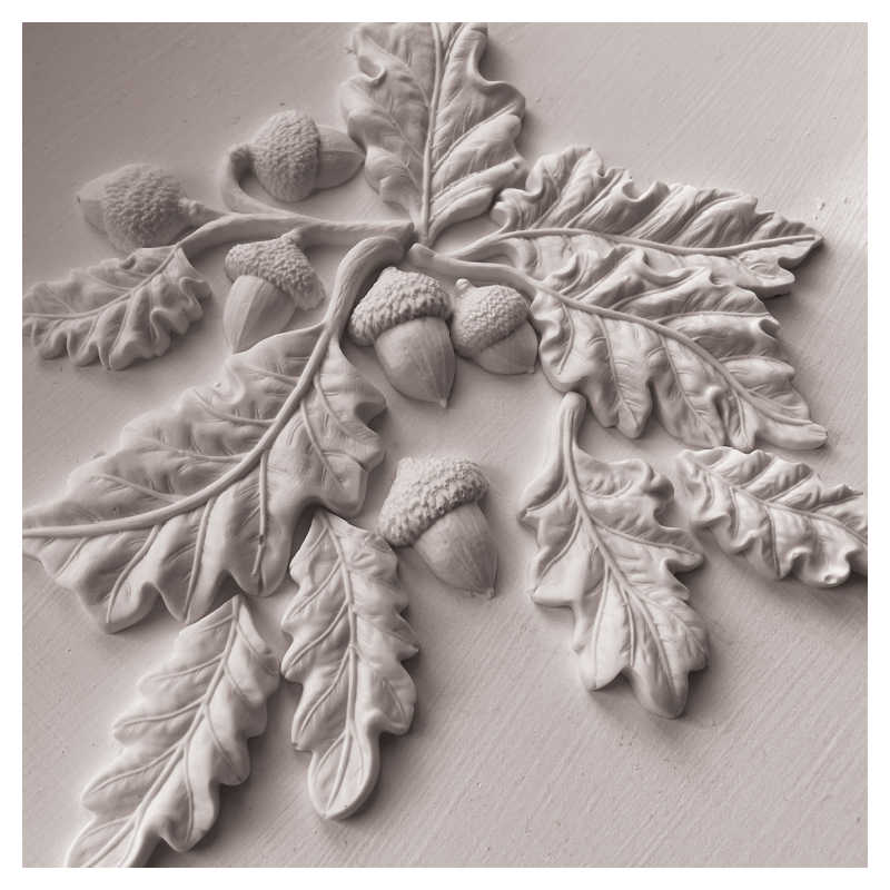 Oak Leaves & Acorns Decor Mould - Iron Orchid Designs