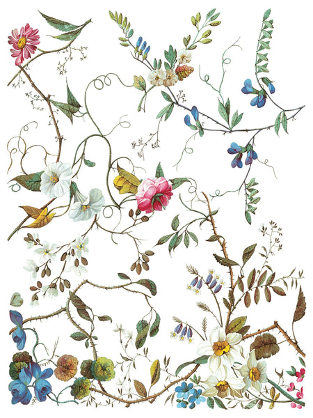 Lost Garden IOD Transfer - Iron Orchid Designs