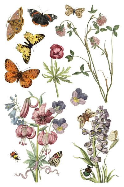 Wilde Bloemen IOD Transfer - Iron Orchid Designs