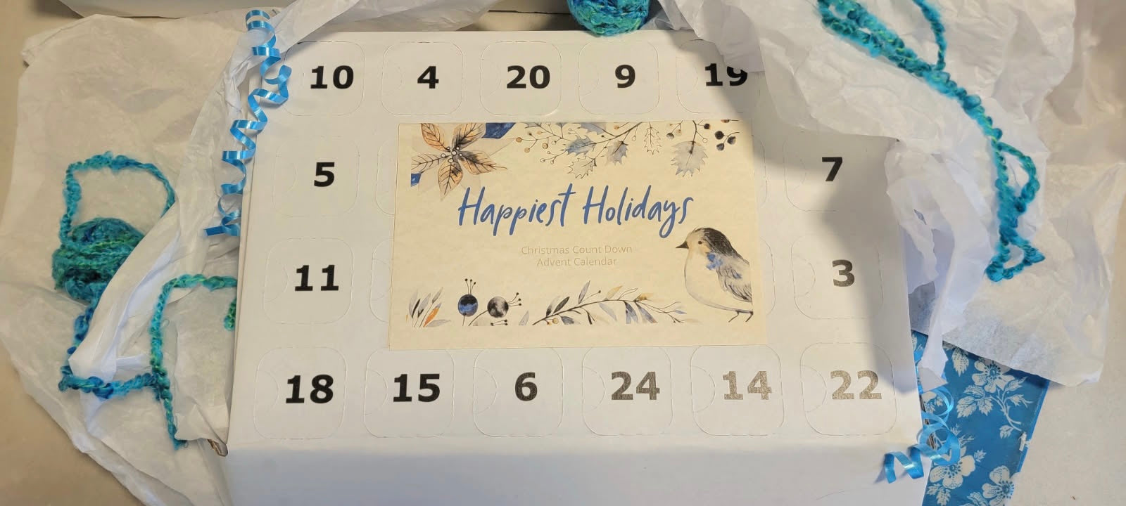 2025 Holiday Advent Calendar Box