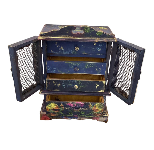 Floral Music Box - painted by Tabitha St Germain