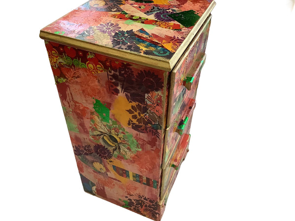 Bee Well  Side Table - Painted by Tabitha St Germain
