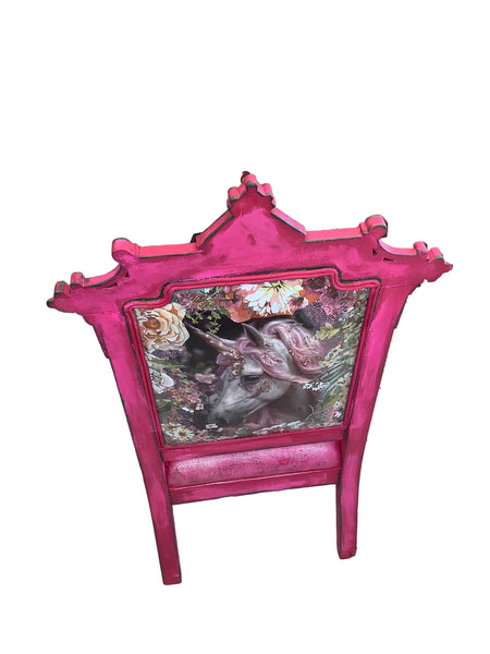 Unicorn Chair - Painted by Tabitha St Germain