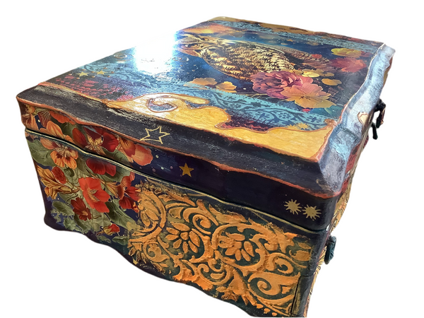Owl Jewlery Box - Painted by Tabitha St Germain