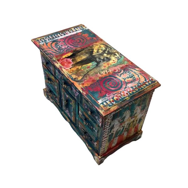 Elephant Music Box - Painted by Tabitha St Germain