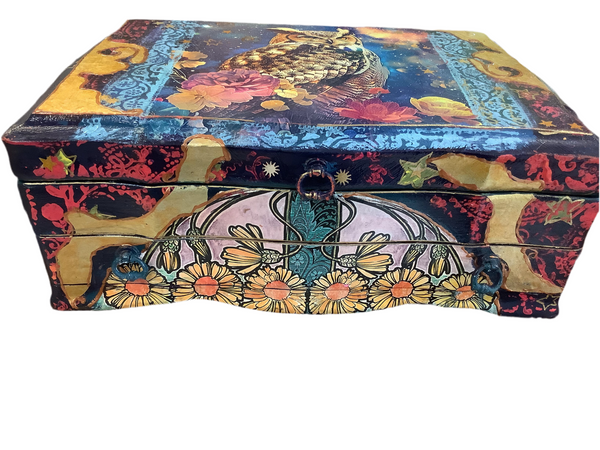 Owl Jewlery Box - Painted by Tabitha St Germain