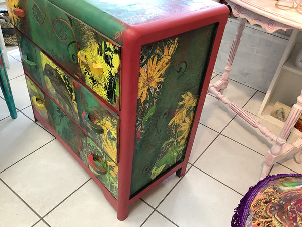 The Crow Dresser - Painted by Tabitha St Germain