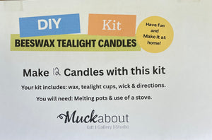 Beeswax Tealight Candle Kit - Muckabout