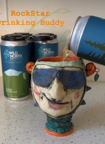 Pottery Face Drinking Buddies with Andrea Revoy- Handbuilt Project - October 5th & 12th