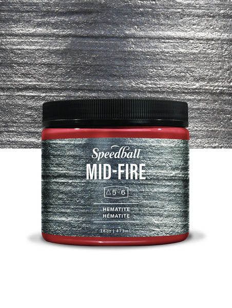 Hematite - Speedball Mid Fire Glaze - 16oz