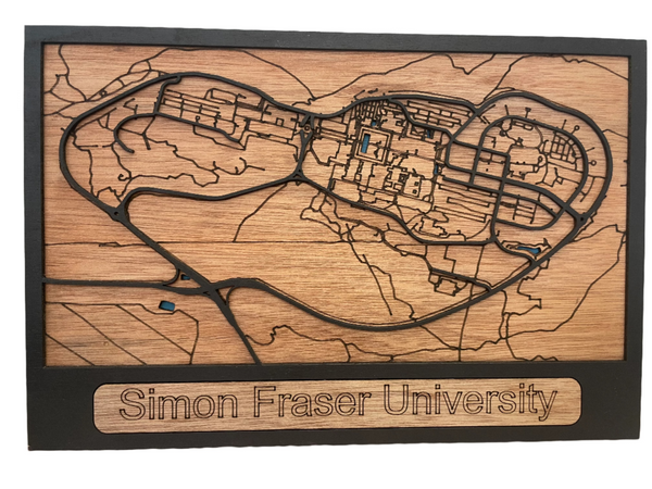 City Maps - Laser Cut Wood Maps