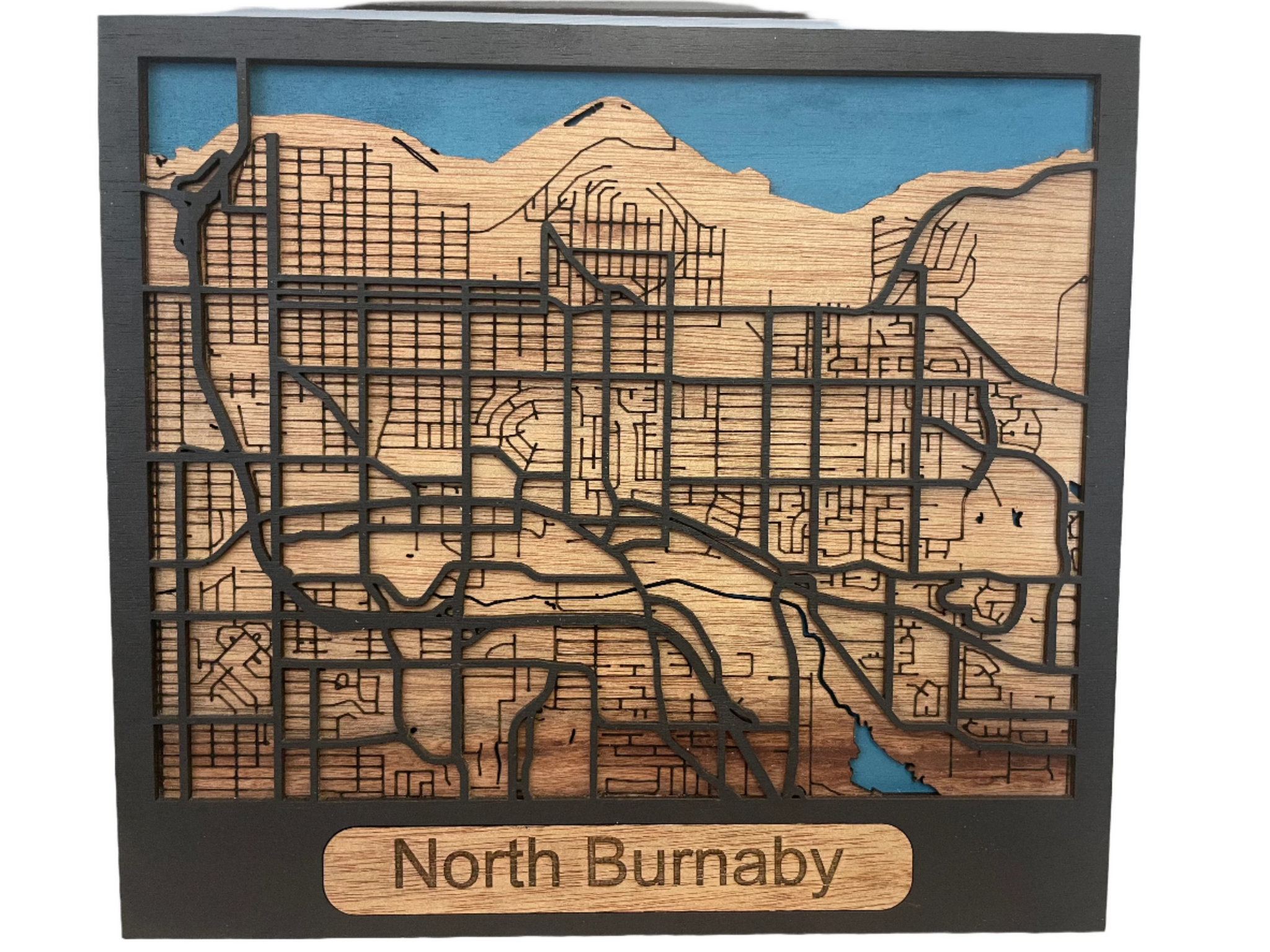 City Maps - Laser Cut Wood Maps