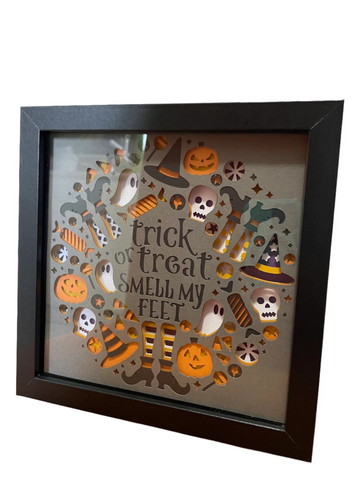 Halloween Layered Shadow  Box- Pamdomonium Studio