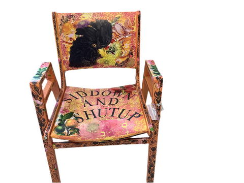 The Parrot Chair - Painted by Tabitha St Germain