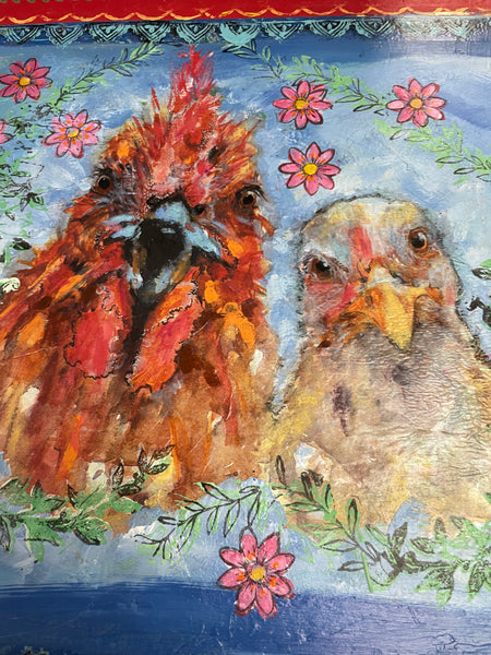 The Federal Bureau of Chickens - Painted by Tabitha St Germain