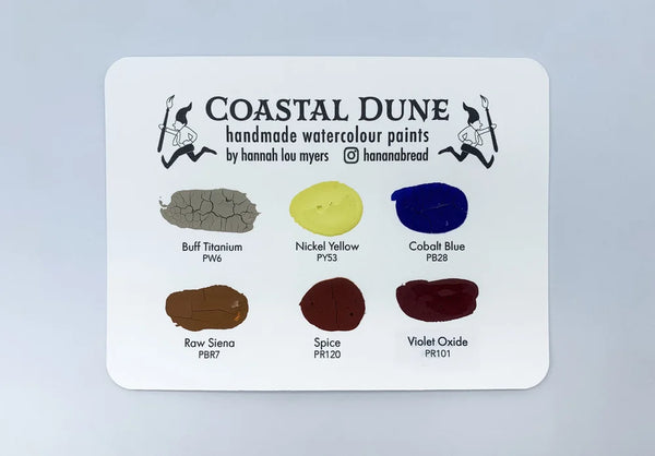 Coastal Dune Sample Dot Card - Little Painter