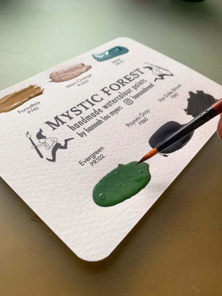 Mystic Forest Sample Dot Card - Little Painter