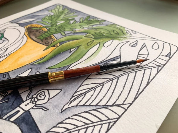 Travel Watercolour Brush - Little Painter