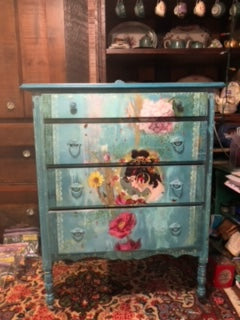 Eclipses Make Me Pretty - Large Dresser - Painted by Tabitha St Germain