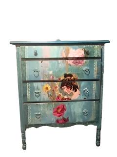 Eclipses Make Me Pretty - Large Dresser - Painted by Tabitha St Germain