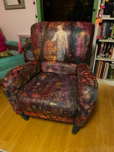 The Angel and the Loin Boho Chair - Furniture Painted  by Tabitha