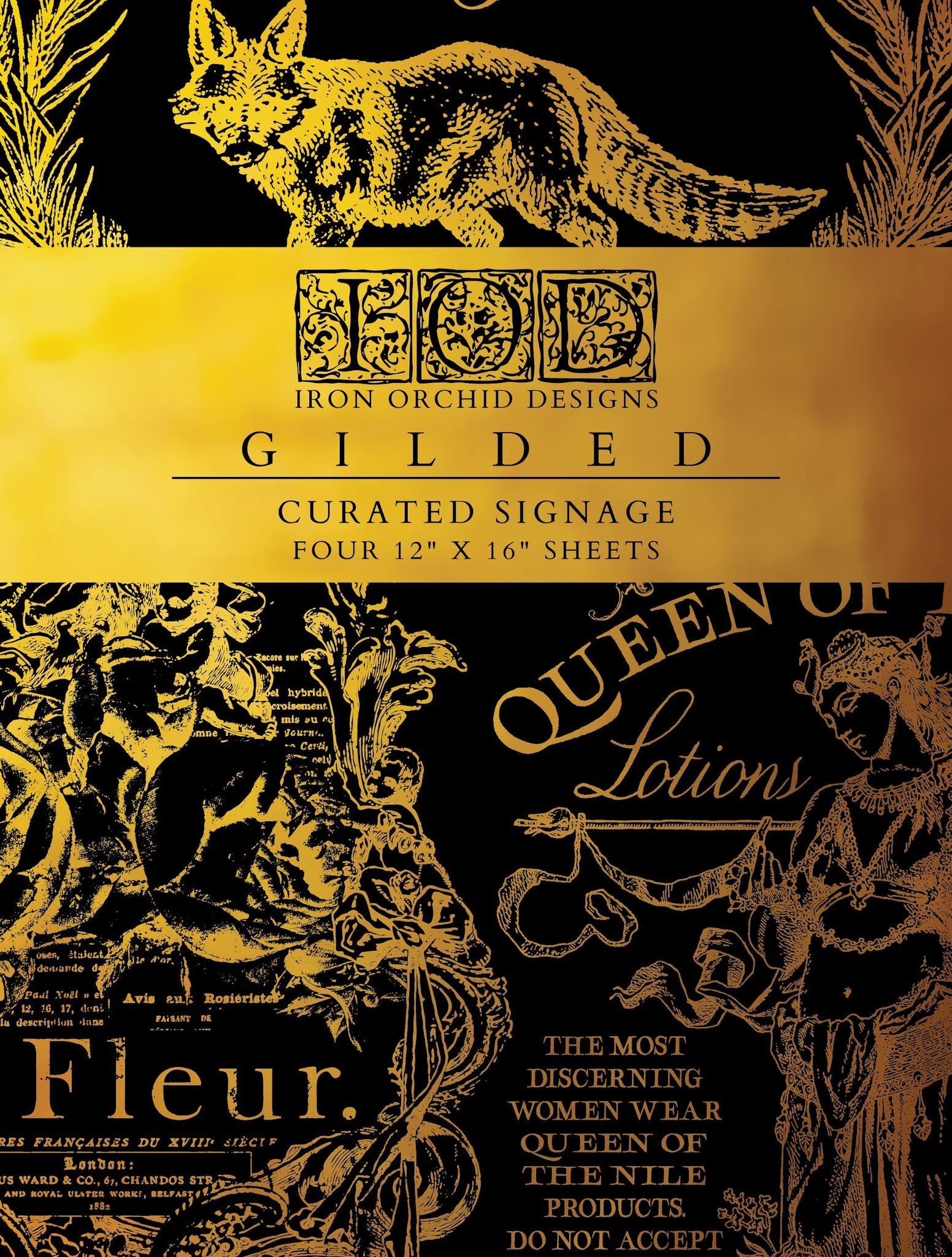 Curated Signage Decor Foil Transfer - Iron Orchid Designs